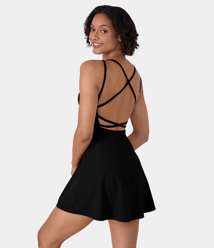 dress with shorts halara