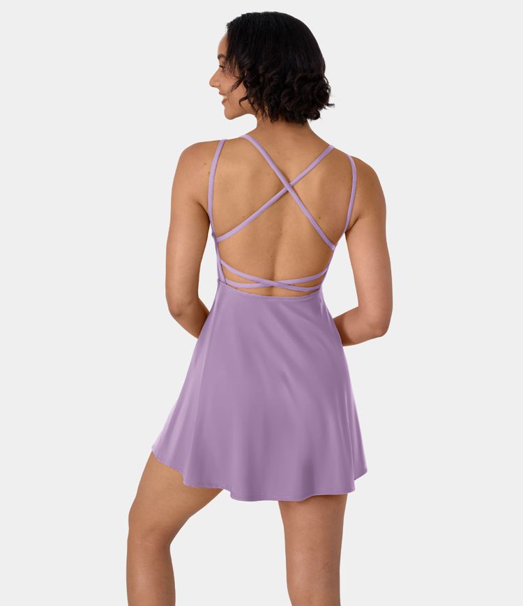 dress with shorts halara