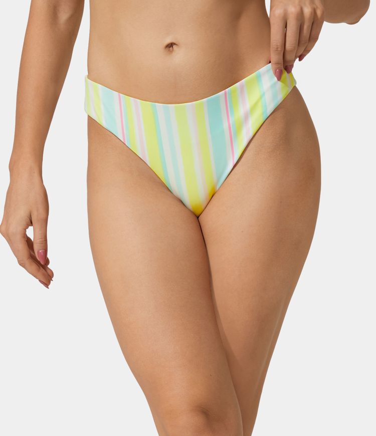 Women's Reversible Low Rise Bikini Bottom HALARA