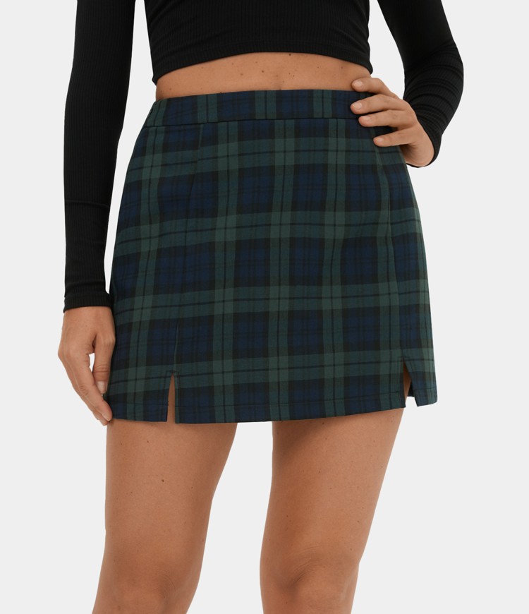 Plaid Skirts HALARA