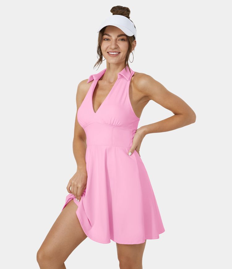 Women's Cloudful™ Air Collared Deep V Neck Racerback 2Piece Cool Touch