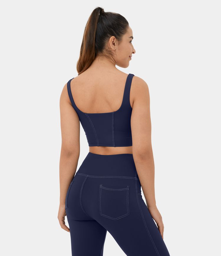 Camisas De Yoga De Manga Larga Para Mujer, Camiseta Holgada, Top Corto