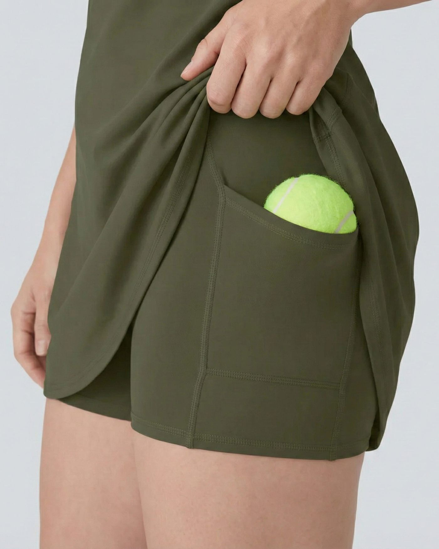 Hidden Storage with Built-In Shorts