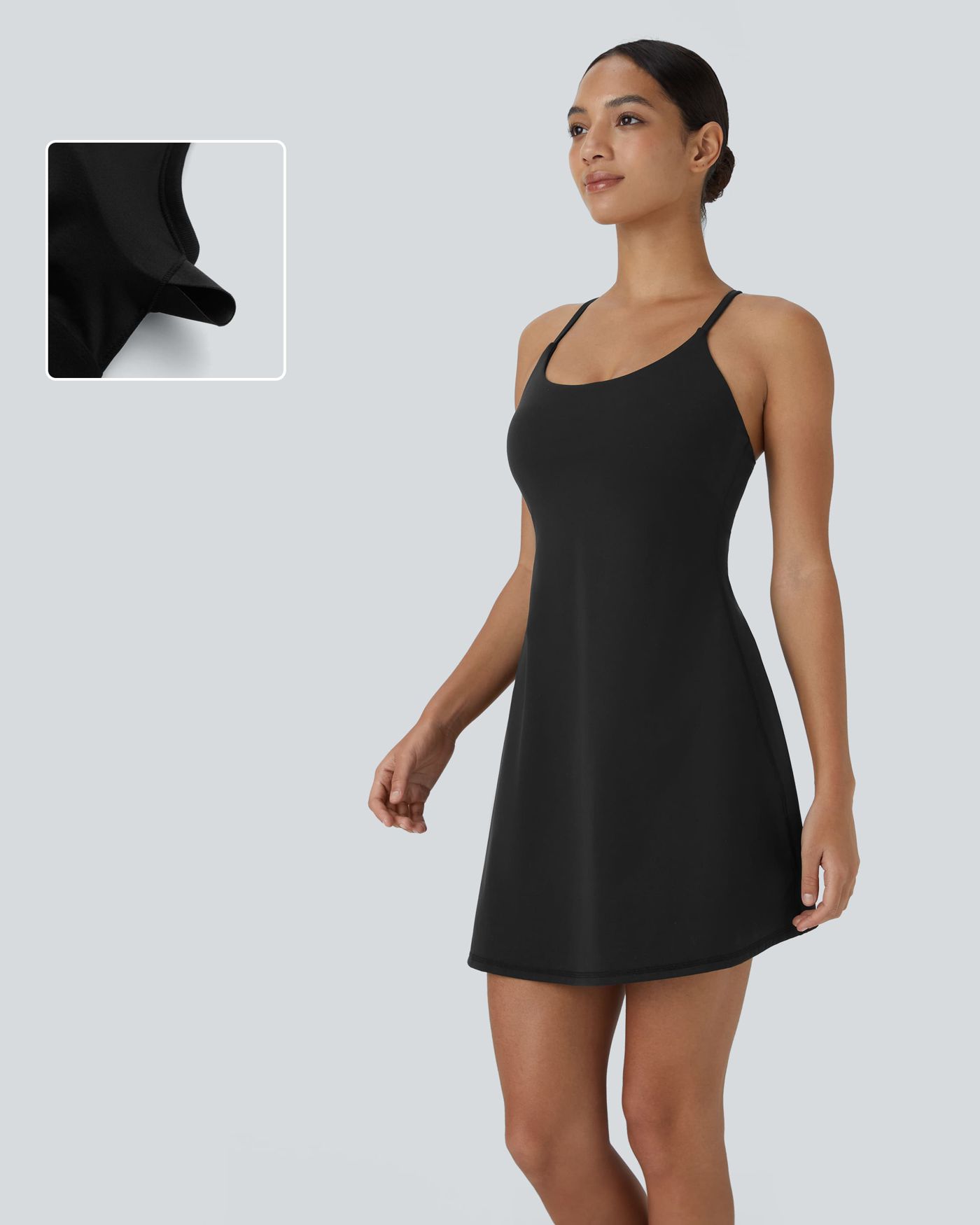 Removable Built-in Bra Pads.